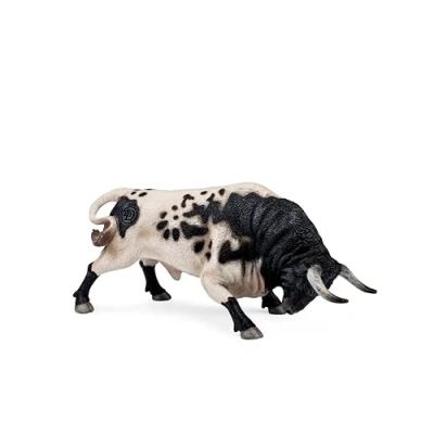 Imagen de DQB DeQUBE Bravo Berrendo Embistiendo Animal Figura de Toro, tierdruck, Multicolor, 17x8x4,2 (DeQUBE Trading S.L. 1)