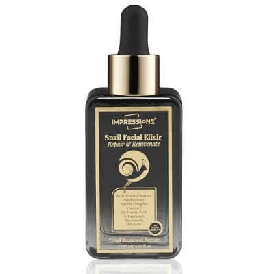 Imagen de ImpressionZ Instant Visible Glow Snail Serum for Face Collagen Enhancing Hydrating with Mucin Wrinkles, Fine Lines, Radiant &amp; Youthful