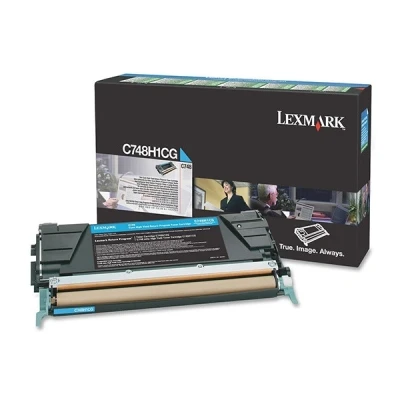 Imagen de C748dte Lexmark C748H1CG toner cian XL (original)
