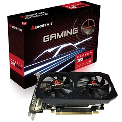 Imagen de VIEW MAX Tarjeta Gráfica Biostar Radeon RX560 Dual Cooling/ 4GB DDR5
