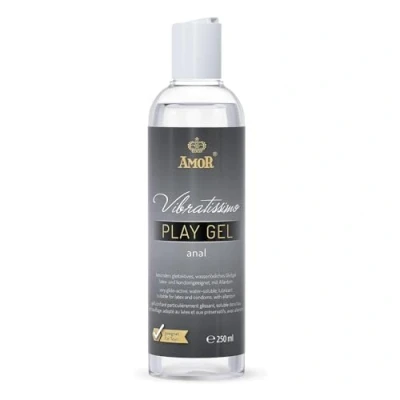 Imagen de Vibratissimo Play Gel Anal 250 ml I lubricante extra deslizante Geles a base de agua adecuado para juguetes silicona y condones látex lubricación