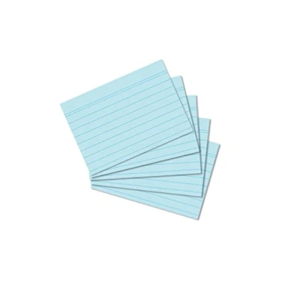 Imagen de Herlitz 1150507 Tarjetas A5, Color Azul A8