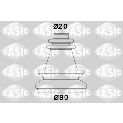 Imagen de SASIC 4003454 Fuelle Palier Eje delantero, trasero RENAULT: Super 5 Hatchback, CLIO 1, 19 II Hatchback
