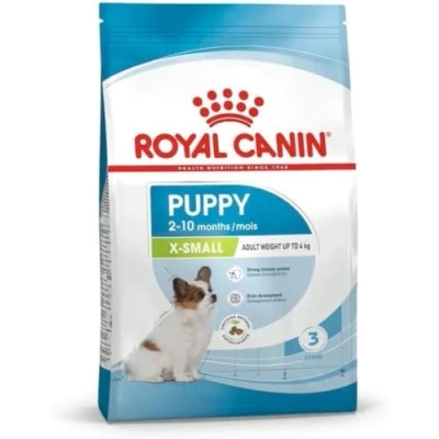 Imagen de Royal Canin X SMALL Puppy 1,5 kg Pienso para cachorros de razas muy pequeñas Puede contribuir al funcionamiento normal del sistema inmunitario Con Omega 3