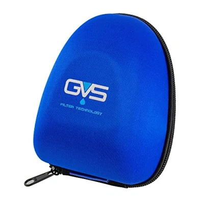 Imagen de GVS SPM001 Estuche de Transporte para mascarilla antipartículas Elipse P3 (Soporte cinturón), Talla única, Azul
