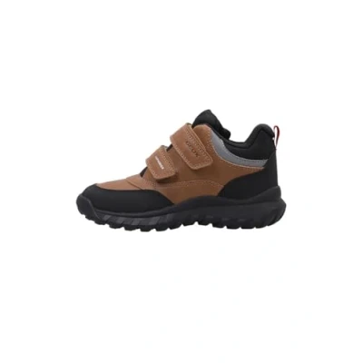 Imagen de Geox Simbyos BOY ABX Zapatillas altas para niños, Talla: 26, Cognac/black Zapatos