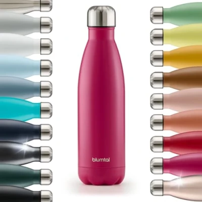 Imagen de Blumtal® botella termica Charles 750ml sin BPA agua acero inoxidable botellas de aislada garrafa berry/fucsia