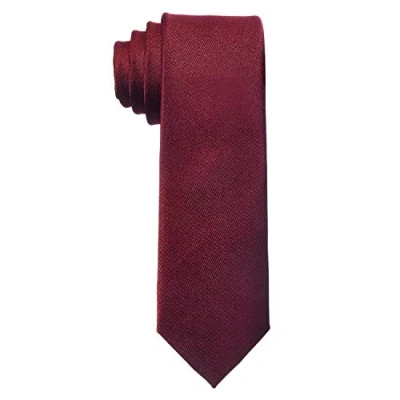 Imagen de MASADA Corbata para Hombre elaborada a mano y con gran esmero 6 cm de ancho Bordeaux