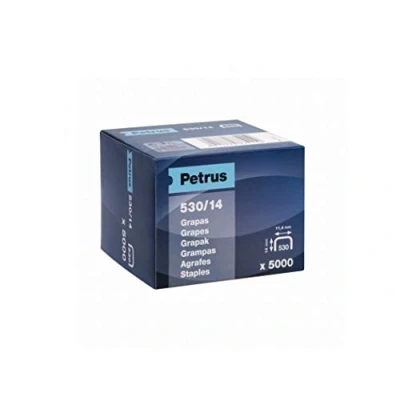 Imagen de PETRUS 77511 Caja 5000 ud. grapas cobreadas modelo 530/14 mm