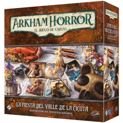 Imagen de Fantasy Flight Games Arkham Horror El Juego De Cartas: la fiesta del Valle Cicuta Expansión Investigadores a partir 14 años 1 4 jugadores 30 120 minutos por partida Español