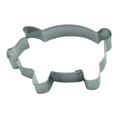 Imagen de BekkiB Cortador de galletas &quot;Cerdo&quot; Molde 6,5 x 4 cm aprox. acero inoxidable apto Para lavavajillas hornear 3326