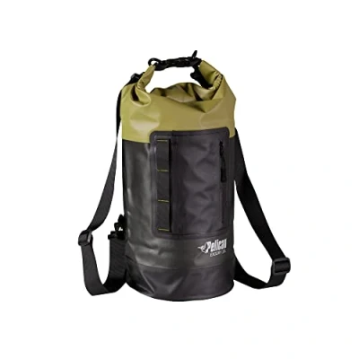Imagen de Pelican Bolsa Seca Exodry Großer 30L Schwarz Wasserdicht Rucksacktyp Schultergurte, Verde Oliva, 20 L, 20L