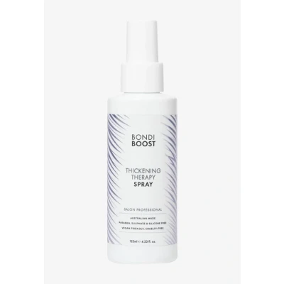 Imagen de BondiBoost Thickening Therapy Spray Voluminizador Acondicionador Sin Enjuague, Aloe, Con Sal de Epsom, Ácido Hialurónico, Biotina y Colágeno Vegano Vegano, Libre Crueldad, 150ml