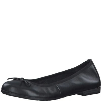 Imagen de MARCO TOZZI Feel Me 2 22100 41 Bailarinas, Piel, Plantilla Suave, Bailarina Mujer, Negro, 38 EU