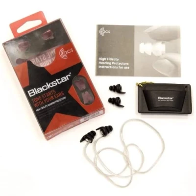 Imagen de Blackstar ACS Tapones para los oídos con protección auditiva filtro HiFi durmientes, músicos, trabajadores, atenuación de ruido 19dB estuche transporte