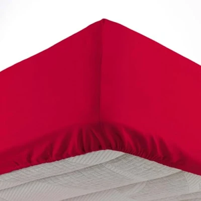 Imagen de douceur d&#039;intérieur Oscar Sábana Bajera (140 x 190 cm) Rojo, Microfibra, Lisa