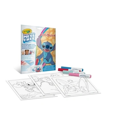 Imagen de CRAYOLA Color Wonder, Set para Colorear con 18 páginas y 4 rotuladores Sin Manchas, Tema Lilo &amp; Stitch, Actividad Creativa niños, Edades 3,4,5 Años, 75 2665