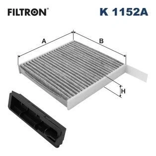 Imagen de FILTRON K 1152A Filtro de habitáculo carbón activado 183 181 25 RENAULT: CLIO 2, 3, Modus / Grand Modus, NISSAN: MICRA 3
