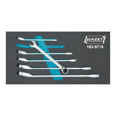 Imagen de HAZET 163 97/6 Llave poligonal y boca de trinquete 342 Safety Insert System 6