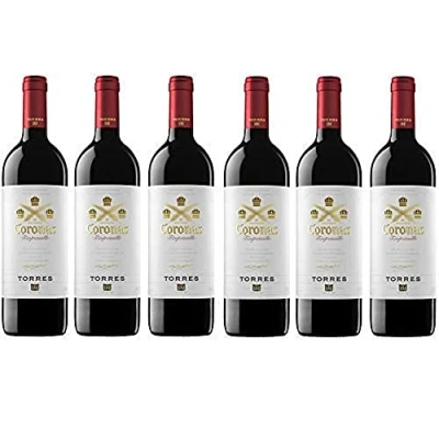 Imagen de Coronas Crianza, Vino Tinto 6 botellas de 75 cl, Total: 4500 ml