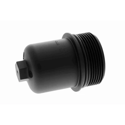 Imagen de VAICO V10 6834 Cubierta, caja filtro de aceite VOLKSWAGEN: Golf 5, Passat B6 Berlina, 7, AUDI: TT Coupé, A3 Hatchback, Berlina