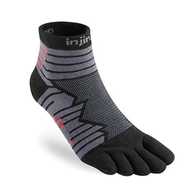 Imagen de Injinji Ultra Run Minicrew Teensokken Onyx