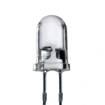 Imagen de Lumetheus LED Diodos Emisores, 5mm Color Blanco Ultrabrillante 14.000 mcd 50 piezas 2 3 V Pin Diodo Emisor de Luces LEDs lente transparente
