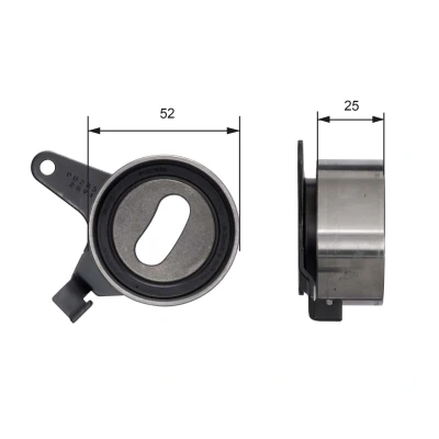 Imagen de GATES T41031 Polea tensora, correa dentada Tru Power MAZDA: 323 F 6, FAMILIA 4, MX 5 2