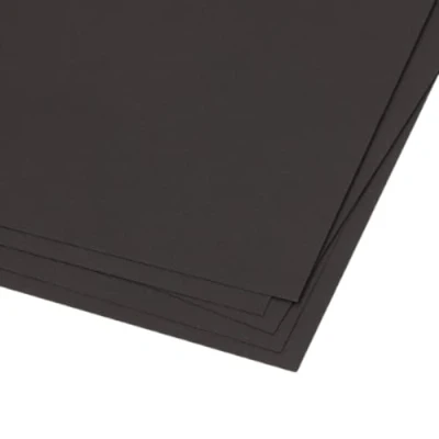 Imagen de Craftelier Pack de 5 Cartulinas Textura Lienzo a Doble Cara Material Perfecto para Proyectos Scrapbooking y Manualidades Gramaje 216 gr Tamaño 30,48 x cm (12&quot;x12&quot;) Color Negro