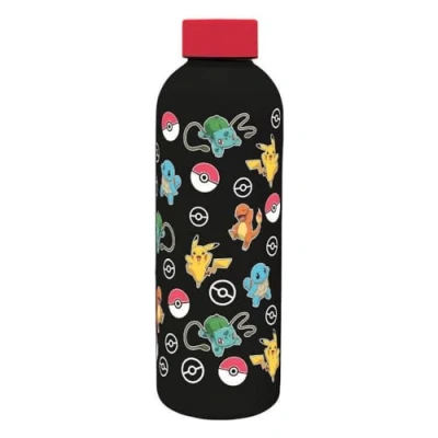 Imagen de Kids Licensing Botella de acero inoxidable Soft Touch [500 ml], Pokémon