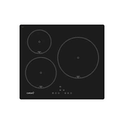 Imagen de ¡Oferta 10% ! Cata Ib 6303 Bk/A Vitroceramica Induccion 3 Zonas Coccion Ancho 60 Cm