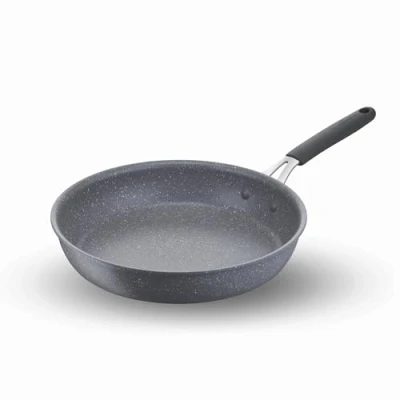 Imagen de Lagostina Tempra Mineral Sartén antiadherente de acero y aluminio con revestimiento mineral+ Ø 24 cm, mango silicona, efecto piedra, apta para todas las fuentes calor