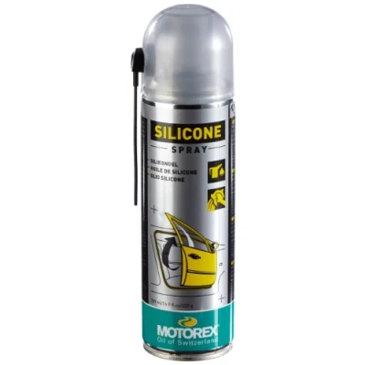Imagen de MOTOREX Silicone 7611197162254 Lubricante de silicona estanco al agua, Alta protección anticorrosiva aerosol 500