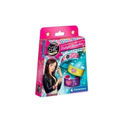 Imagen de Clementoni Crazy Chic 18532 Delight Bracelets Abalorios y Set para Hacer Pulseras Infantiles a Partir de 7 años, Multicolor, Standard