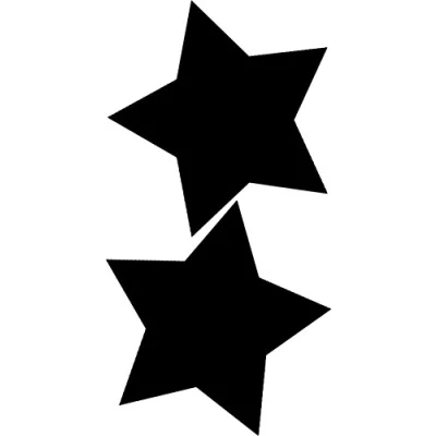 Imagen de Securit Pizarra de Pared en Forma Estrellas 1 Marcador Tiza líquida Blanca Incluido, 18x15