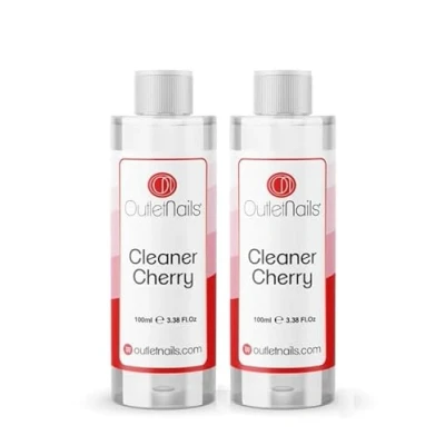 Imagen de 2 x Cleaner para gel 100ml Aroma Cherry Eliminar la capa pegajosa de geles UV y Led/Esmaltes permanentes/Esmaltado Permanente/Cleanser uñas