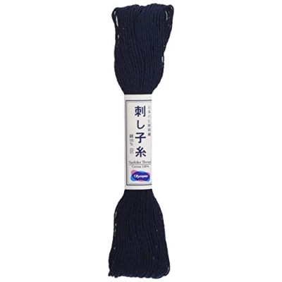 Imagen de Olympus Sashiko Thread 20m Skein Navy Hilo, Azul Marino, 20