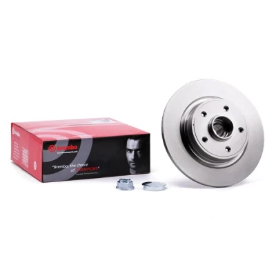 Imagen de BREMBO BEARING DISC LINE 08.9792.17 Disco de freno 274 11 5 macizo con juego cojinetes rueda, anillo sensor ABS RENAULT: LAGUNA 2 Grandtour