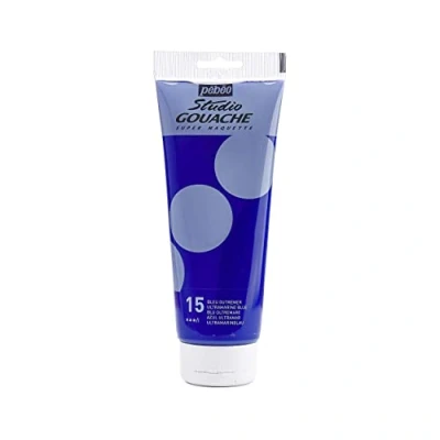 Imagen de Pébéo Cojín, Papel, Azul ultramarino, 220ml, 220