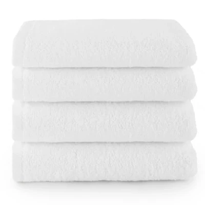 Imagen de Top Towel Plus Toallas baño 4 de Cara o Bidet 30x50 cms Algodon 100% Blanco