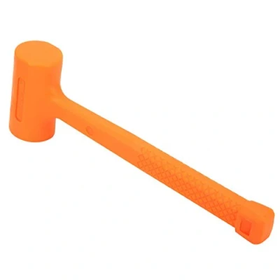 Imagen de Hyuduo Práctico Martillo De Goma No Elástica Pvc Cara Suave Herramienta Instalación Golpe Muerto(0.5Lb),Martillo