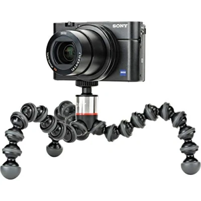 Imagen de JOBY GorillaPod 500 Trípode Mini Flexible con Rótula Integrada para Cámaras 360 y Compactas, Peso hasta g, JB01502 BWW