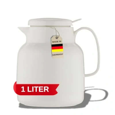 Imagen de Helios Mondo Jarra de vacío plástico, Blanco, 1.0 Litre