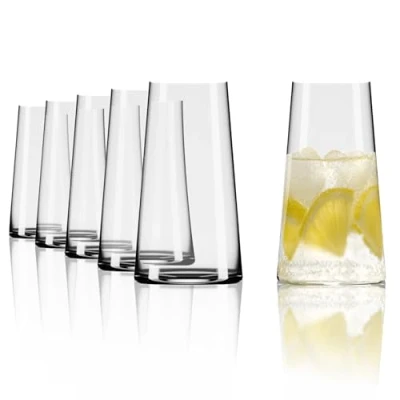 Imagen de Stölzle Lausitz Vasos Longdrink Power Set de 6, 460 ml Elegantes Highball para Cócteles, Agua &amp; Zumo Cristal Aptos Lavavajillas y Resistentes