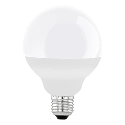 Imagen de EGLO LED E27 bombilla de globo, lámpara LED, 11,8 vatios (equivalente a 75 vatios), 1055 lúmenes, blanco caldo, 3000 Kelvin, G95, diámetro 9,5 cm