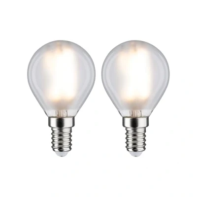 Imagen de Paulmann a gota LED E14 4,5W 2.700K mate 2 ud