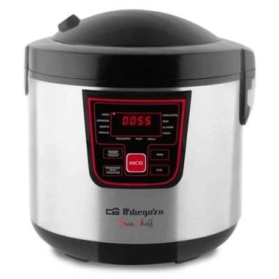 Imagen de Orbegozo MCP 6000 Máquina de cocinar programable, 11 programas, pantalla LCD, 5 L capacidad, temporizador, recetario