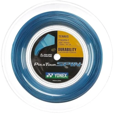 Imagen de YONEX Poly Tour Spin Cuerda de tenis (200 m, 17/1,20 mm)