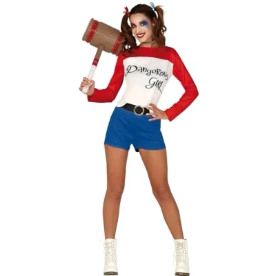 Imagen de FIESTAS GUIRCA, S.L. Disfraz de Crazy Girl para Mujer Talla M