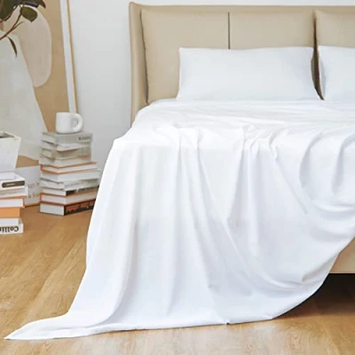 Imagen de Sweetnight Juego de Sábana Blanca, 230x260cm x 1 + 135x190cm Protector Colchón 1+ 75x50cm Funda Almohada 2